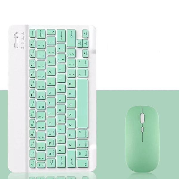 New Ultra Slim Wireless Mini Bluetooth Keyboad and Mouse Set For Android IOS Windows