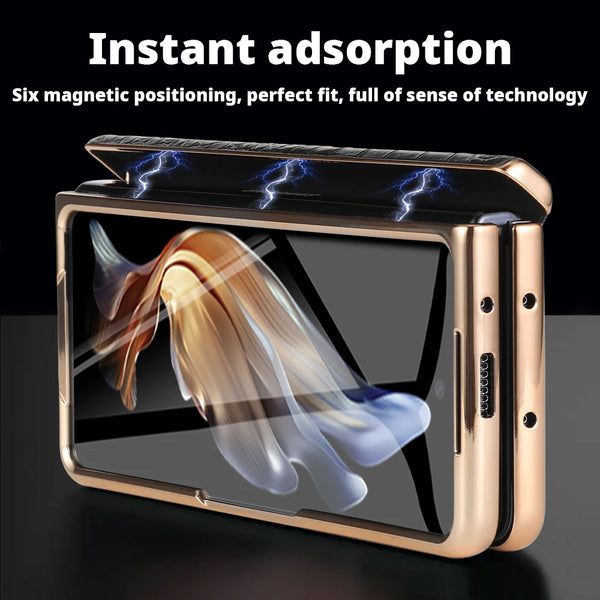 New Super Lightweight Magnetic Protective Case Cover With Kickstand For Samsung Galaxy Z Fold 6 5 Series