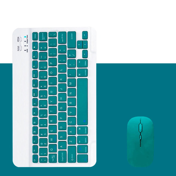 New Ultra Slim Wireless Mini Bluetooth Keyboad and Mouse Set For Android IOS Windows