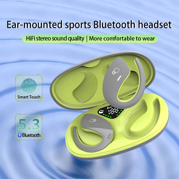 New IPX5 Waterproof True Wireless Earbuds Headphones With Microphone HD Call Music