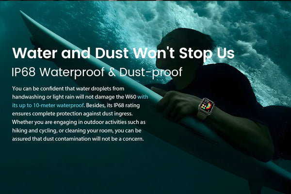 New 2.01'' HD Display Rugged Outdoor Smart Watch Fitness Tracker With Emergency Lighting