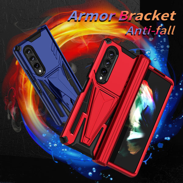 New Rugged Protective Armor Case With Kickstand For Samsung Galaxy Z Fold 4 3 Series