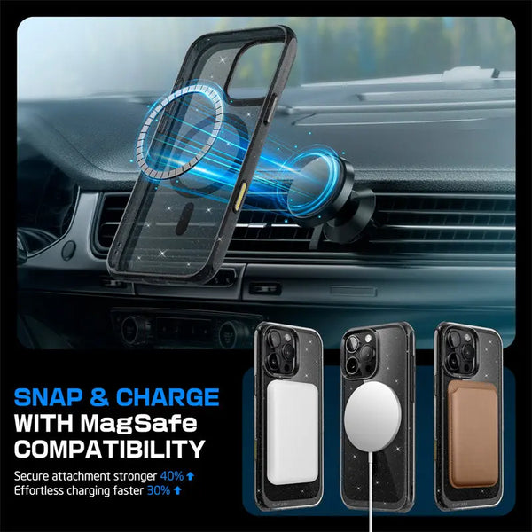 New Ultra Slim Magnetic MagSafe Phone Case With Precise Button Control For iPhone 16 Pro Max