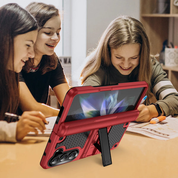 New Super Compact Protective Cover Case With Kickstand Hinge Cover Case For Samsung Galaxy Z Fold 6 5 Series