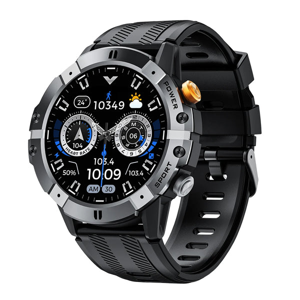 New IP68 Waterproof Outdoor Rugged Fitness Tracker Smart Watch For Android IOS