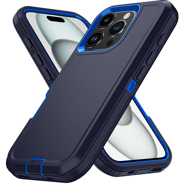 New Heavy Duty Rugged Protective Cover Case For iPhone 16 15 14 Plus Pro Max Series