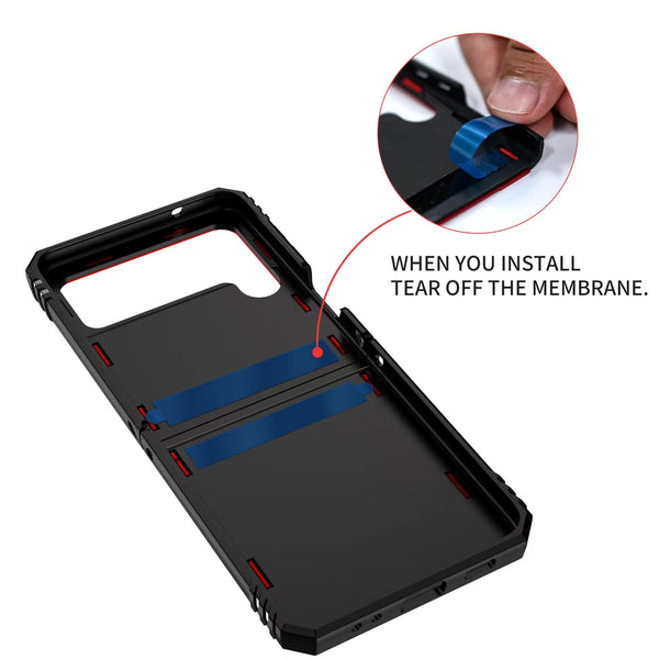 New Protective Magnetic Slip Resistant Case With Kickstand For Samsung Galaxy Z Flip 4 3 Series
