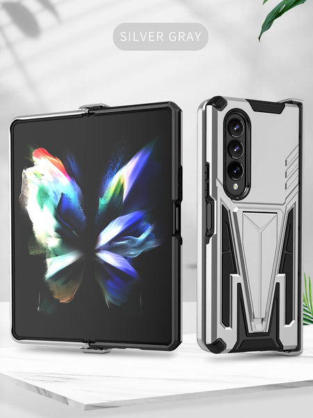 New Rugged Protective Armor Case With Kickstand For Samsung Galaxy Z Fold 4 3 Series