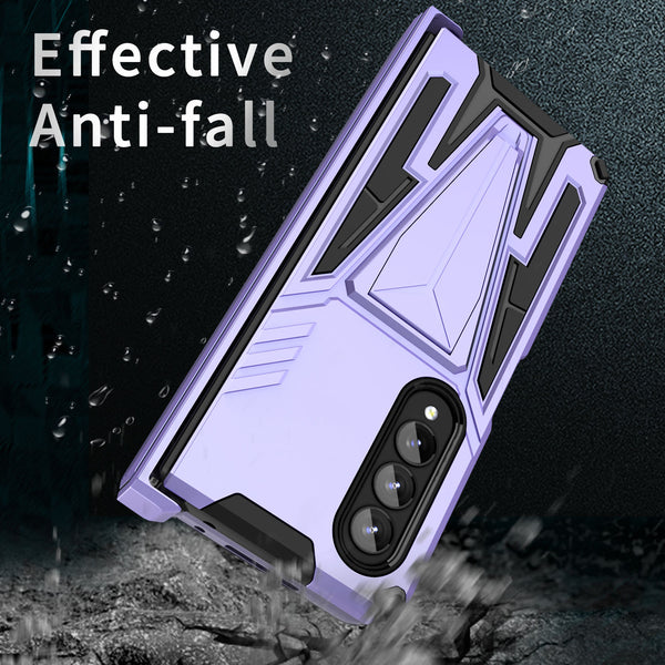 New Rugged Protective Armor Case With Kickstand For Samsung Galaxy Z Fold 4 3 Series