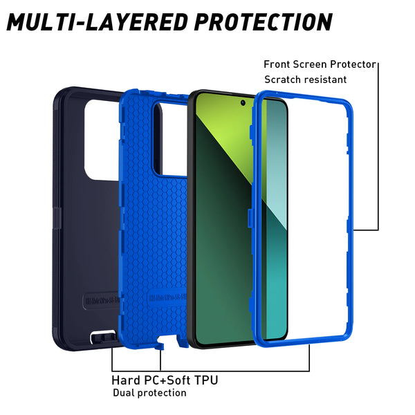 New Heavy Duty Rugged Protective Cover Case For iPhone 16 15 14 Plus Pro Max Series