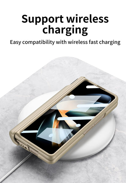 New Super Compact Protective Case With Pen Slot For Samsung Galaxy Z Fold 5 4 Series