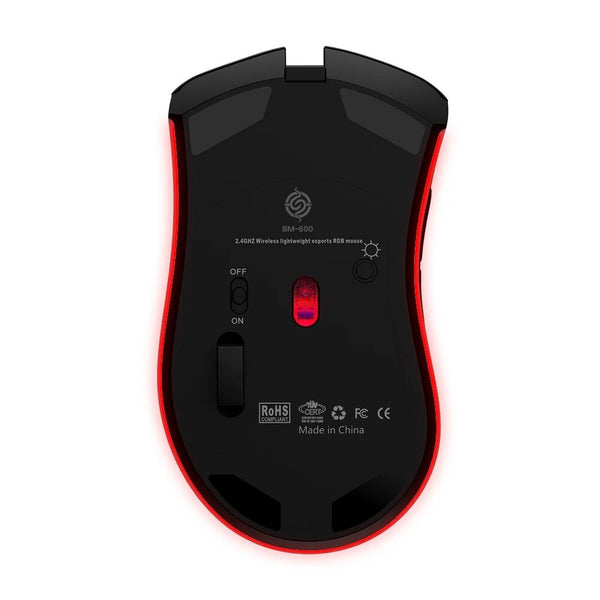 New 2.4G Honeycomb Style Rechargeable Wireless Gaming Mouse WIth Backlight For PC IOS Tablets