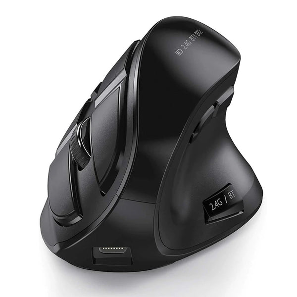 New Super Compact Ergonomic Rechargeable Bluetooth Wireless Mouse For PC Smart TV IOS