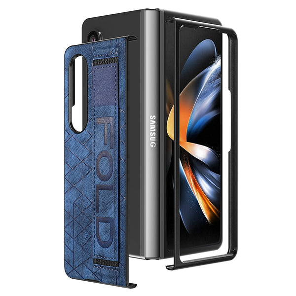 New Protective Leather Armor Case With Stylus Holder For Samsung Galaxy Z Fold 4 5 Series