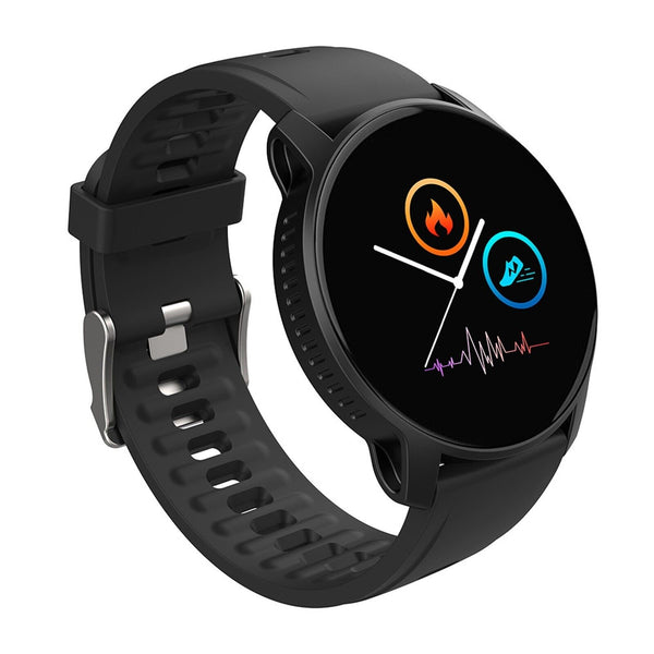 New 1.3 Inch HD Round Screen Sports Smart Watch Fitness Heart Rate Tracker