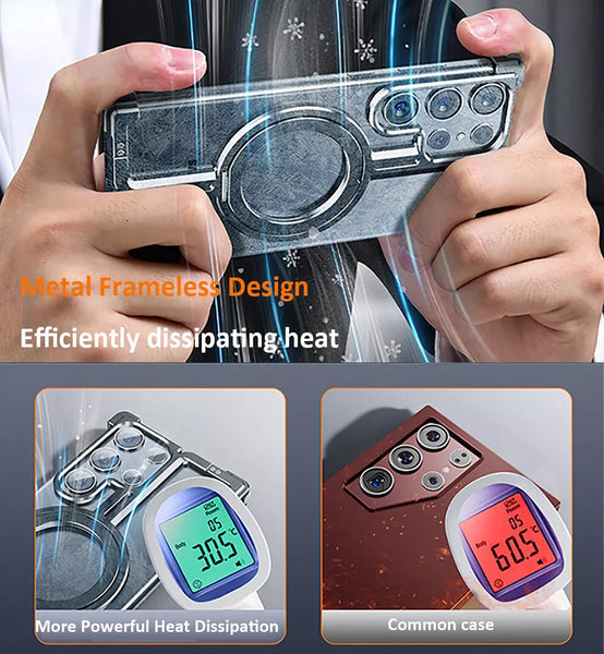 New Super Lightweight Magnetic Protective Case Cover For Samsung Galaxy S25 S24 Plus Ultra Series