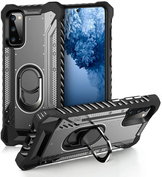 New Rugged Shockproof Ring Holder Phone Case Cover Bumper For Samsung Galaxy S20 S10 Series
