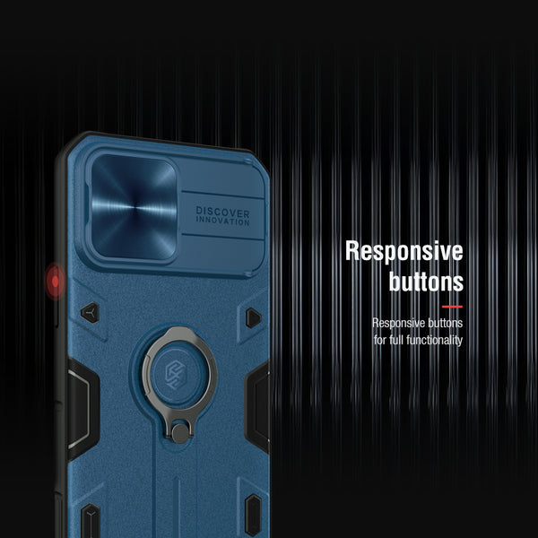 New Protective Armor Bumper Case With Finger Ring Holder Camera Lense Protection For iPhone 15 13 12 Series