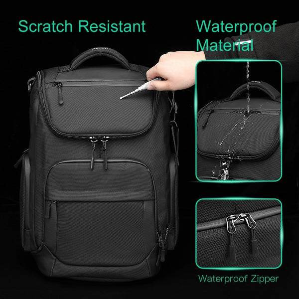 New Large Capacity Multifunctional Travel Business Backpack Laptop Bag With USB Charging Port