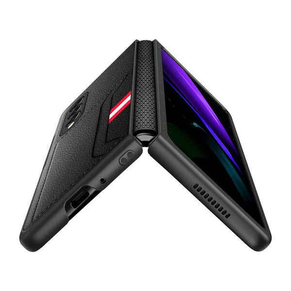New Leather Cover Credit Card Slot Pocket Case For Samsung Galaxy Z Fold 4 3 Series