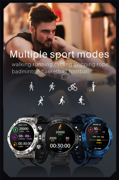 New Super Long Standby Bluetooth Sport Waterproof Fitness Tracker Smartwatch For Android iOS