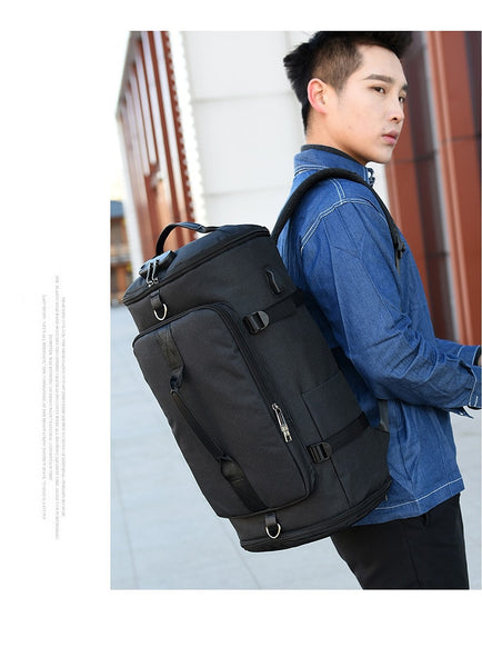 New Large Capacity Compact Gym Bag Antitheft Travel Laptop Backpack With USB Port