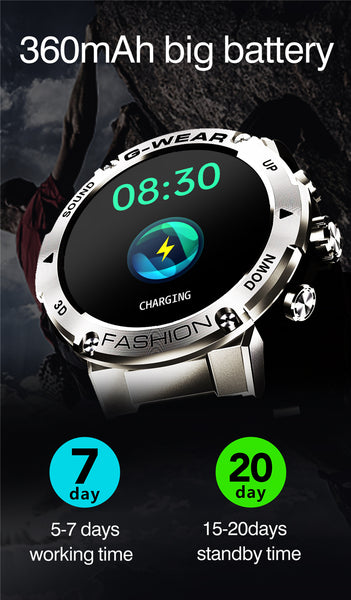 New Super Long Standby Bluetooth Sport Waterproof Fitness Tracker Smartwatch For Android iOS
