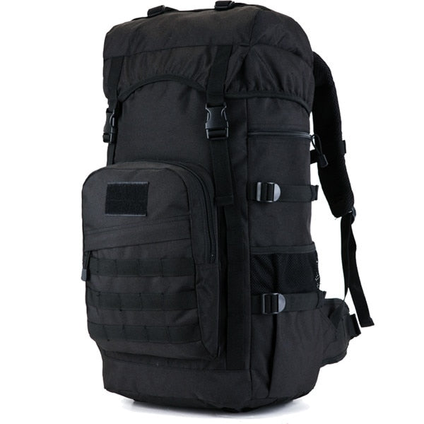 New Large Capacity Water Repellent Military-Styled Mountaineer Backpack For Hiking Camping Travel
