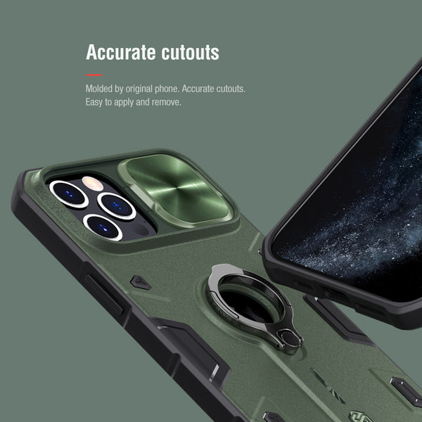 New Protective Armor Bumper Case With Finger Ring Holder Camera Lense Protection For iPhone 15 13 12 Series