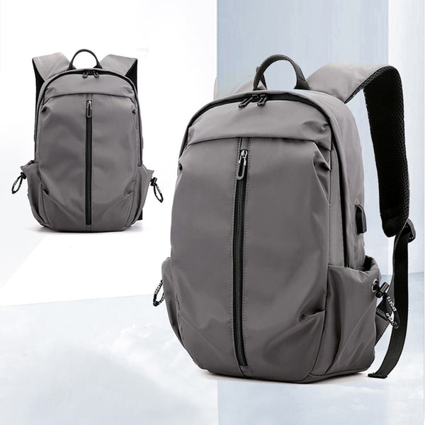 New Nylon Water-Resistant Travel Backpack Laptop Bag With USB Port