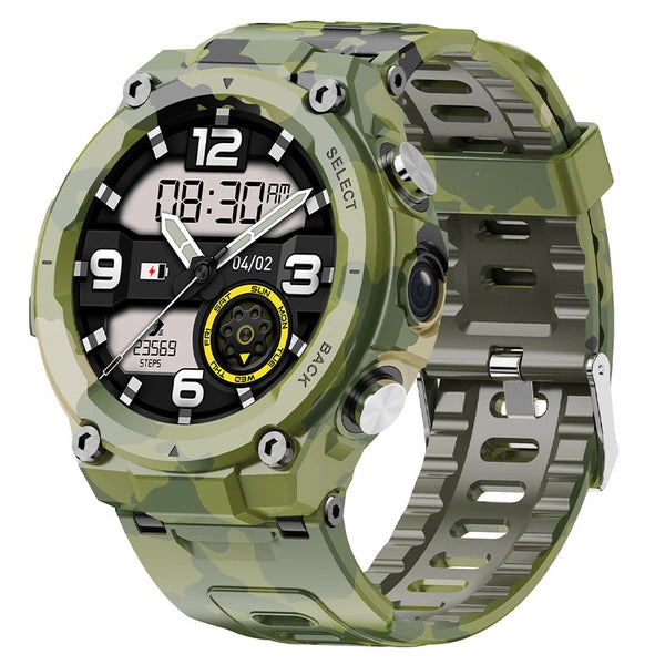 New Rugged Sports Smart Watch Fitness Tracker With Bluetooth Call Feature