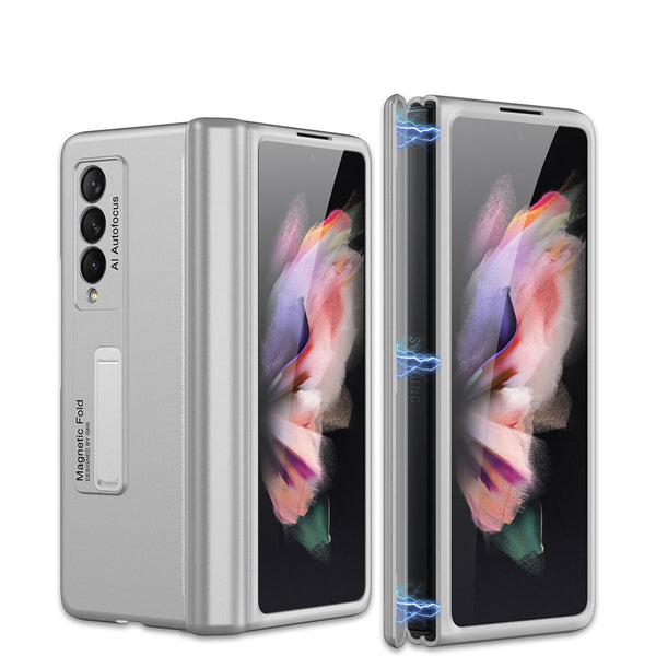 New Magnetic Ultra Thin Protective Case With Kickstand For Samsung Galaxy Fold & Flip 3 Series