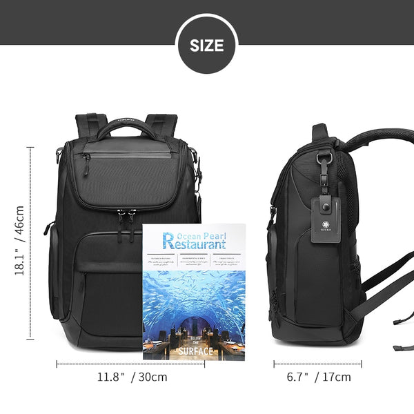 New Large Capacity Multifunctional Travel Business Backpack Laptop Bag With USB Charging Port