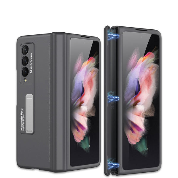 New Magnetic Ultra Thin Protective Case With Kickstand For Samsung Galaxy Fold & Flip 3 Series
