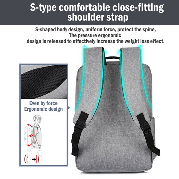 New Smart Multifunctional 15.6 Inch Laptop Bag Travel Backpack With USB Port