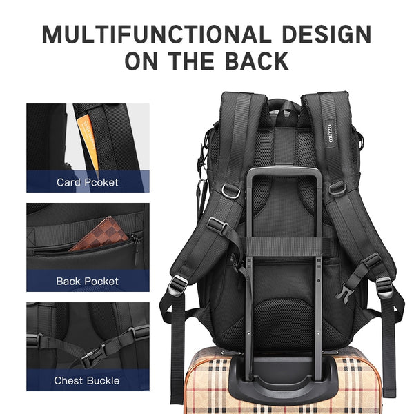 New Large Capacity Multifunctional Travel Business Backpack Laptop Bag With USB Charging Port