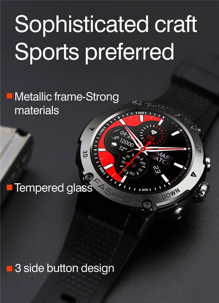 New Super Long Standby Bluetooth Sport Waterproof Fitness Tracker Smartwatch For Android iOS