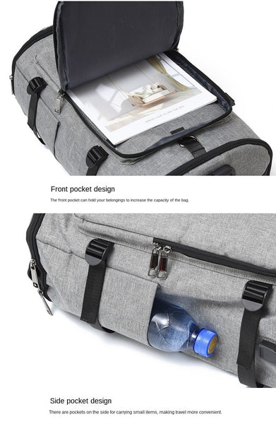 New Large Capacity Compact Gym Bag Antitheft Travel Laptop Backpack With USB Port