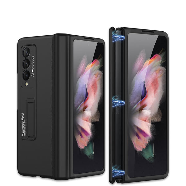 New Magnetic Ultra Thin Protective Case With Kickstand For Samsung Galaxy Fold & Flip 3 Series