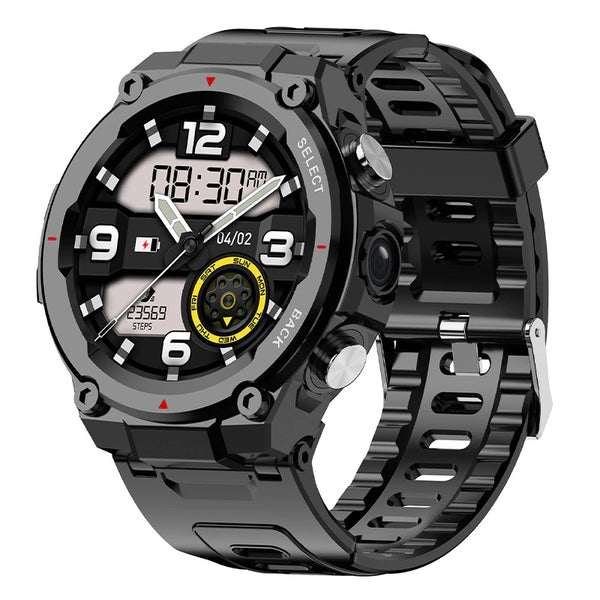New Rugged Sports Smart Watch Fitness Tracker With Bluetooth Call Feature