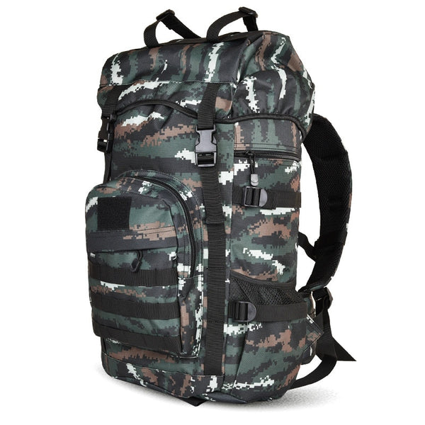 New Large Capacity Water Repellent Military-Styled Mountaineer Backpack For Hiking Camping Travel