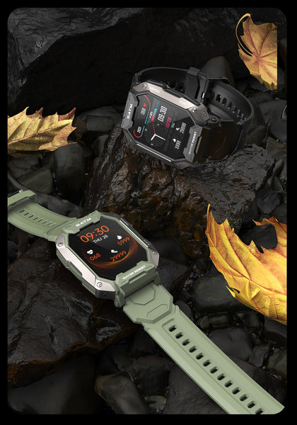 New Rugged IP68 Water-Resistant Fitness Tracker Outdoors Sports Smart Watch For Android IOS