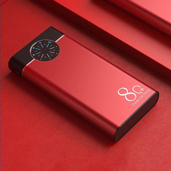 New Ultra Compact 80000mAh Power Bank External Battery Charger With Flashlight Compass For Travel Camping