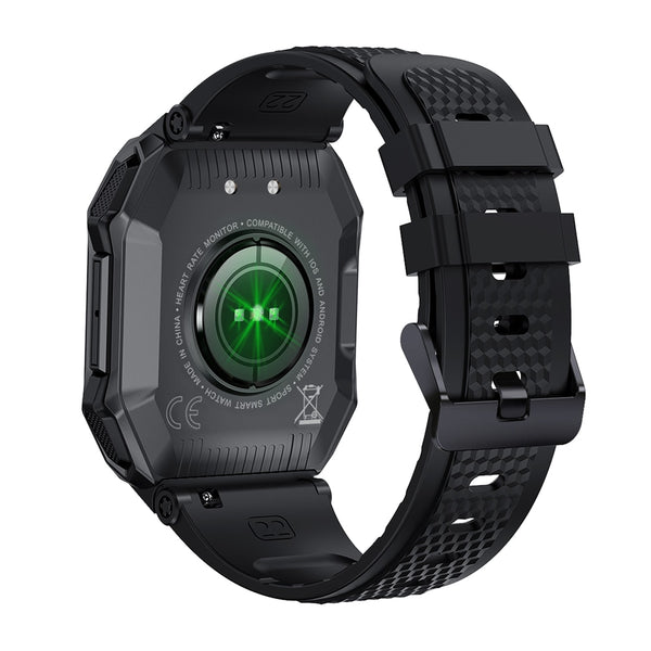 New Military-Styled Outdoor Rugged Bluetooth Sports Fitness Tracker Smartwatch For Android IOS