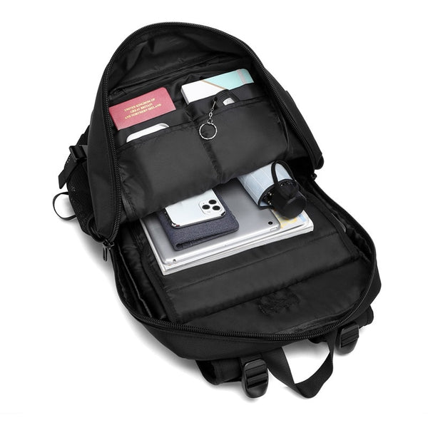 New Large Capacity Water-Resistant Outdoor Travel 15.6 Inch Laptop Backpack With USB Port
