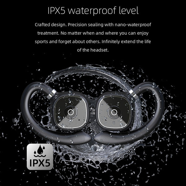New Wireless Bluetooth 5.3 Multipurpose Stereo Open Ear Earbuds Headset For Sports Gaming