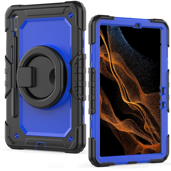 New Super Compact Flexible Case With Kickstand Shoulder Strap For Samsung Galaxy Tab S7 S8 Series