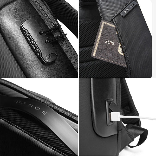 New Large Capacity 15.6 Inch Urban Laptop Bag Travel Backpack With USB Port