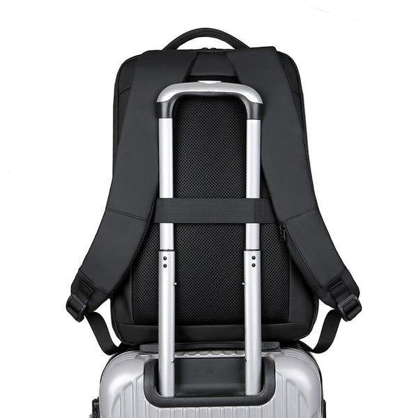 New 17.3 Inch Super Compact Hard Shell Water Resistant Travel Backpack Laptop Bag With USB Port