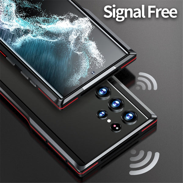 New Super Slim Protective Metallic Frame Case Shell For Samsung Galaxy S25 S24 S23 Ultra Series - Case Only (No Retail Package)